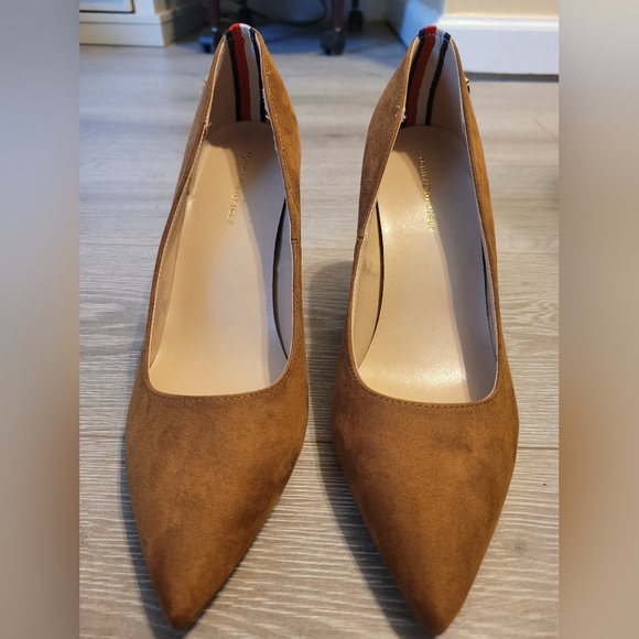 Tommy Hilfiger | Brown | Suede | Abilene High Heel Pumps | Size 8.5 M - Picture 5 of 11